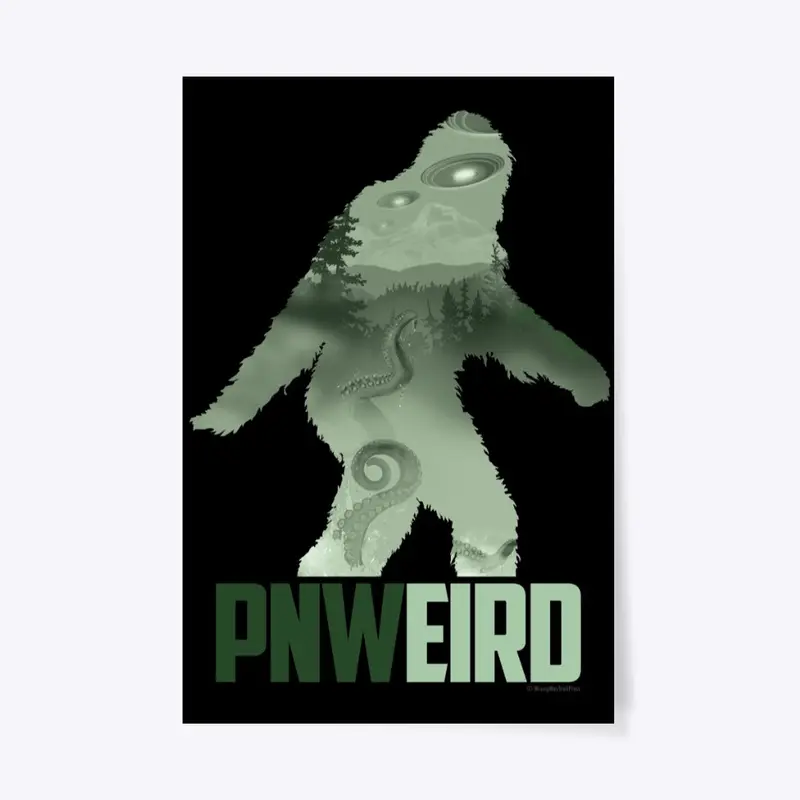 PNWeird Green Poster